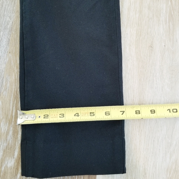 Banana Republic Women's Sloan Fit Black Straight Leg Trouser Pants Stretch sz 12 - Picture 13 of 16